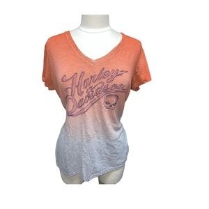 Y2K Grunge Harley Davidson T-Shirt